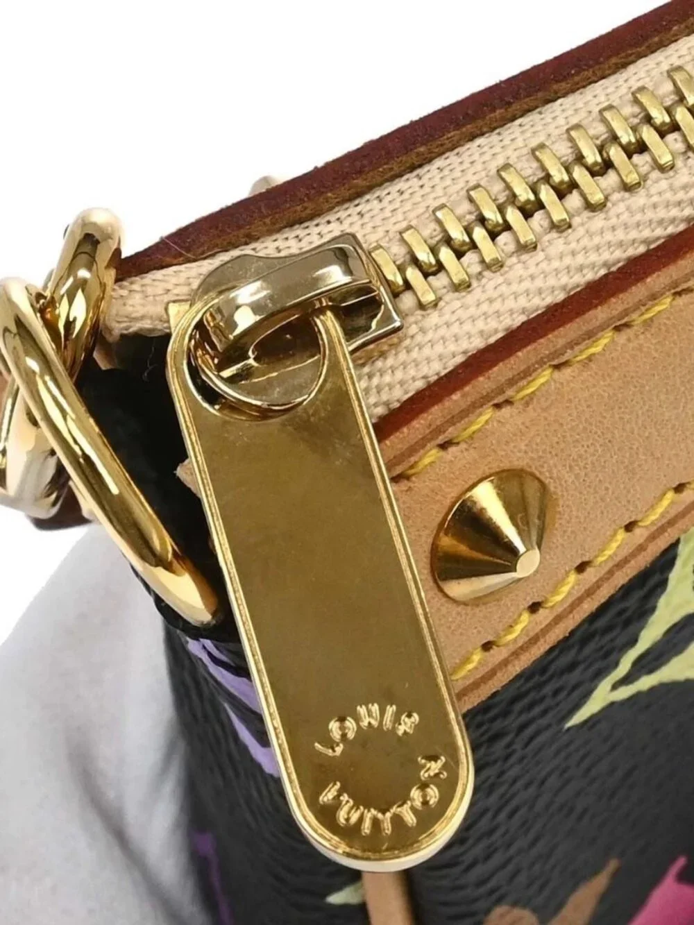 Louis Vuitton Black Multicolor Pochette Accessoires M92648